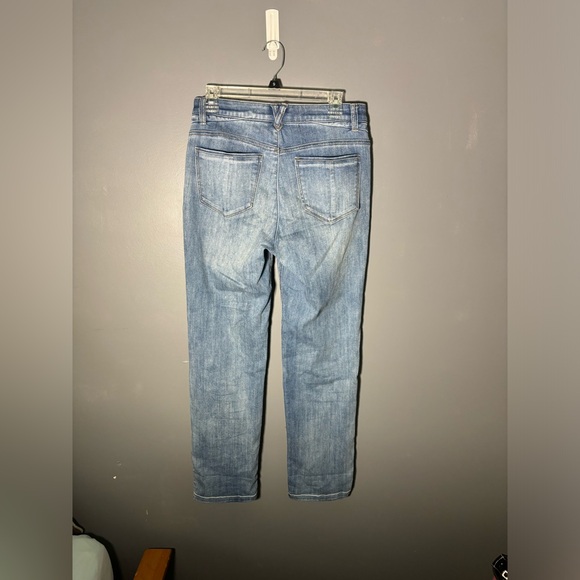 Democracy “Ab” Technology Straight Leg Light Wash Jeans Womens Size 6 - Picture 2 of 4